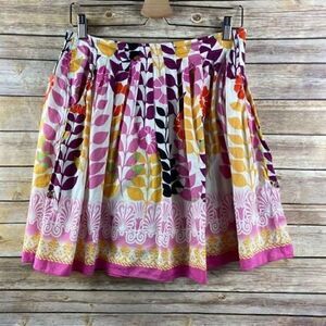 Eci New York Petite A-Line Floral Skirt